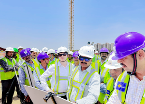 Shri Vivek Kumar Gupta, MD/NHSRCL, inspected the Ahmedabad & Sabarmati construction sites including Sabarmati rolling stock depot, reviewing the progress of the Bullet Train project